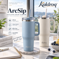 Kaldroq™ ArcSip 24 oz Insulated Straw Tumbler – Double-Wall Stainless Steel Everyday Water Cup